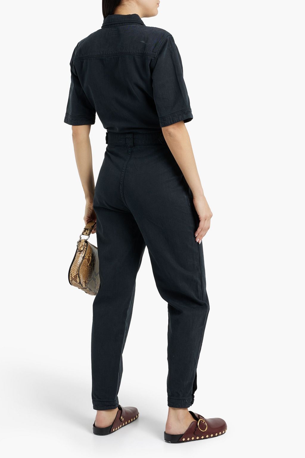 MOTHER Elbow Grease denim jumpsuit