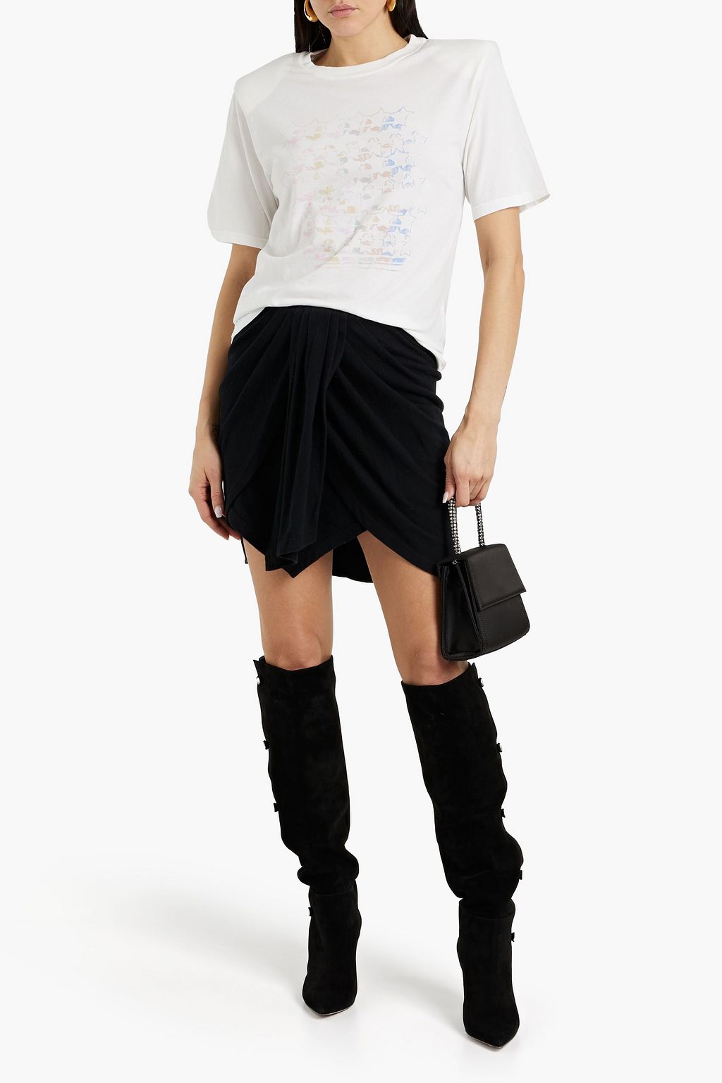 IRO Stars printed cotton-jersey T-shirt