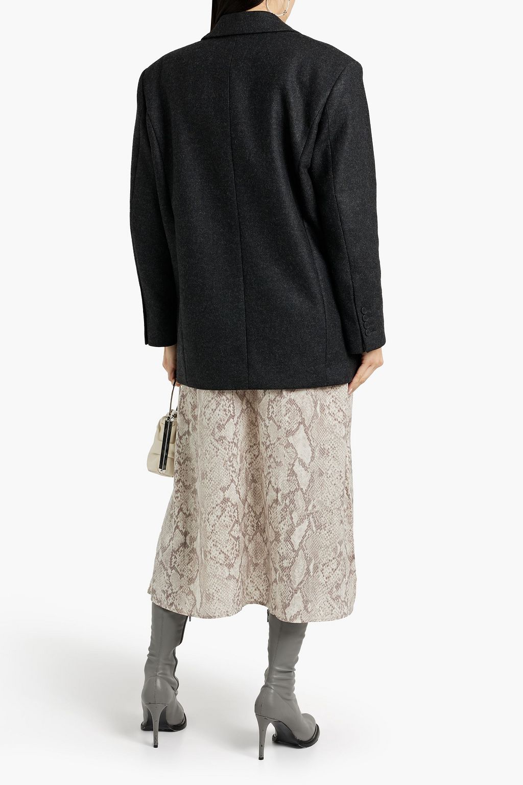 IRO Oizo brushed wool-blend twill blazer