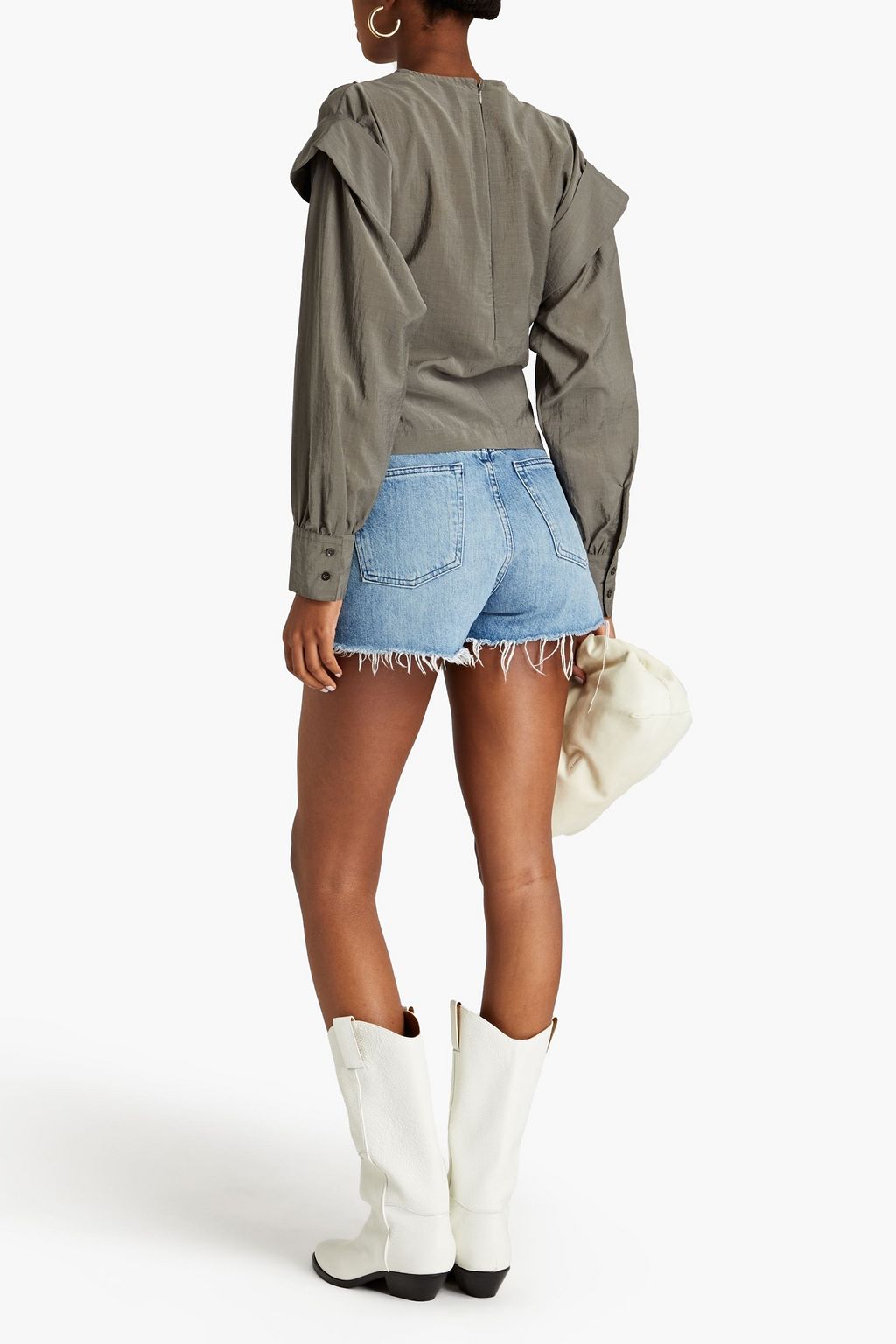 IRO Kenty layered Lyocell-blend top