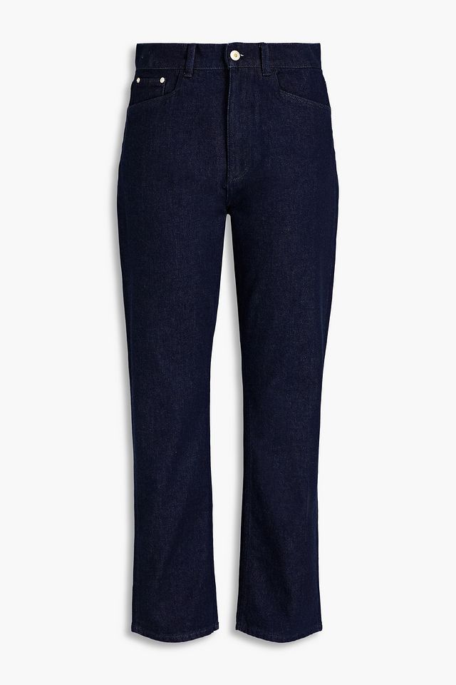 Carnation mid-rise straight-leg jeans