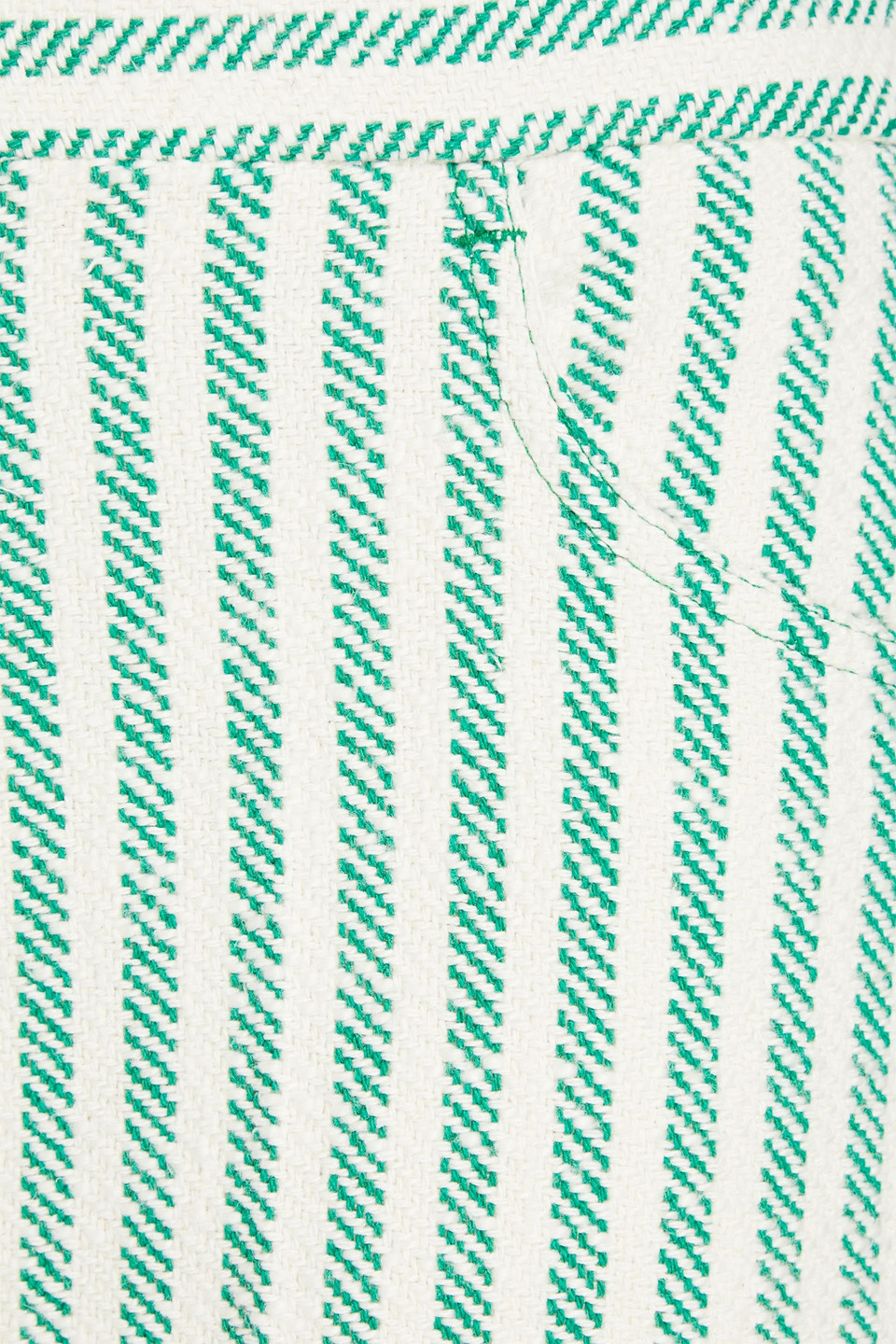 Sandro Mathis Striped Cotton-blend Tweed Shorts In Ecru