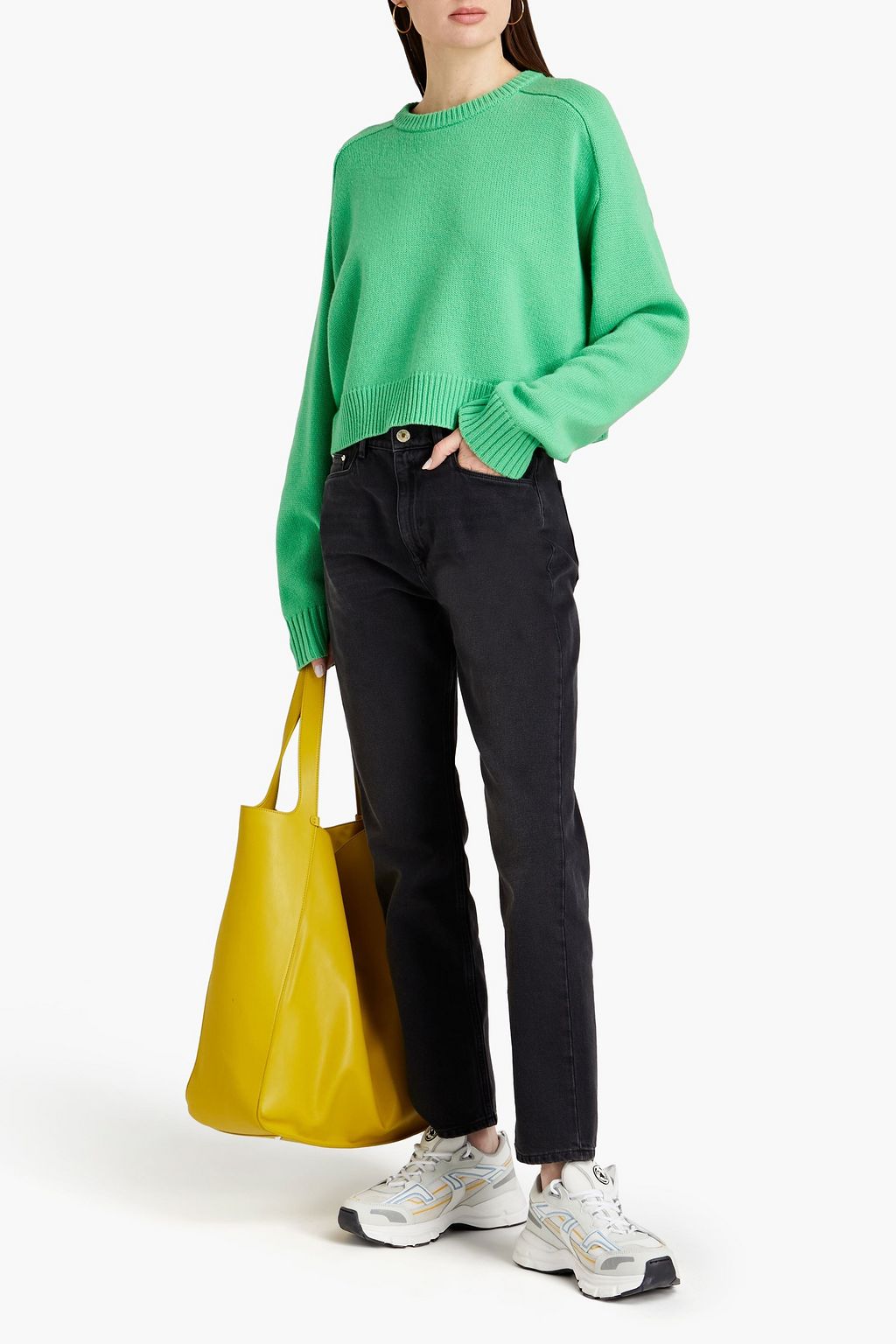 WANDLER Carnation halbhohe Jeans mit geradem Bein