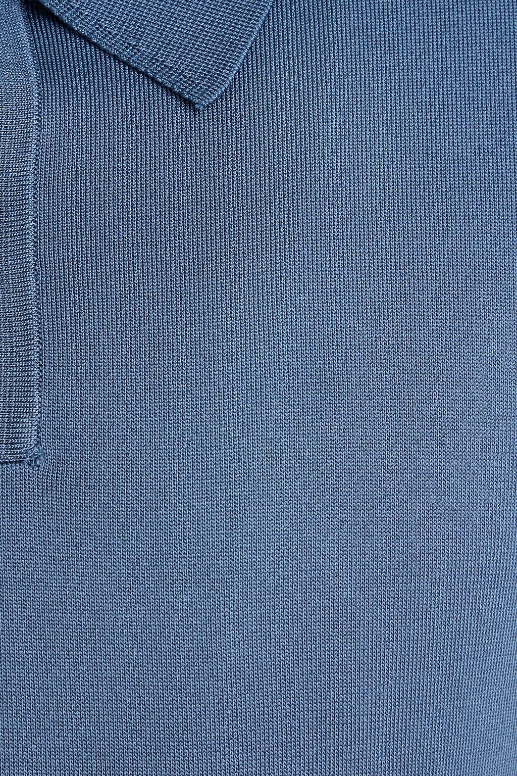 SANDRO Pablo knitted polo shirt