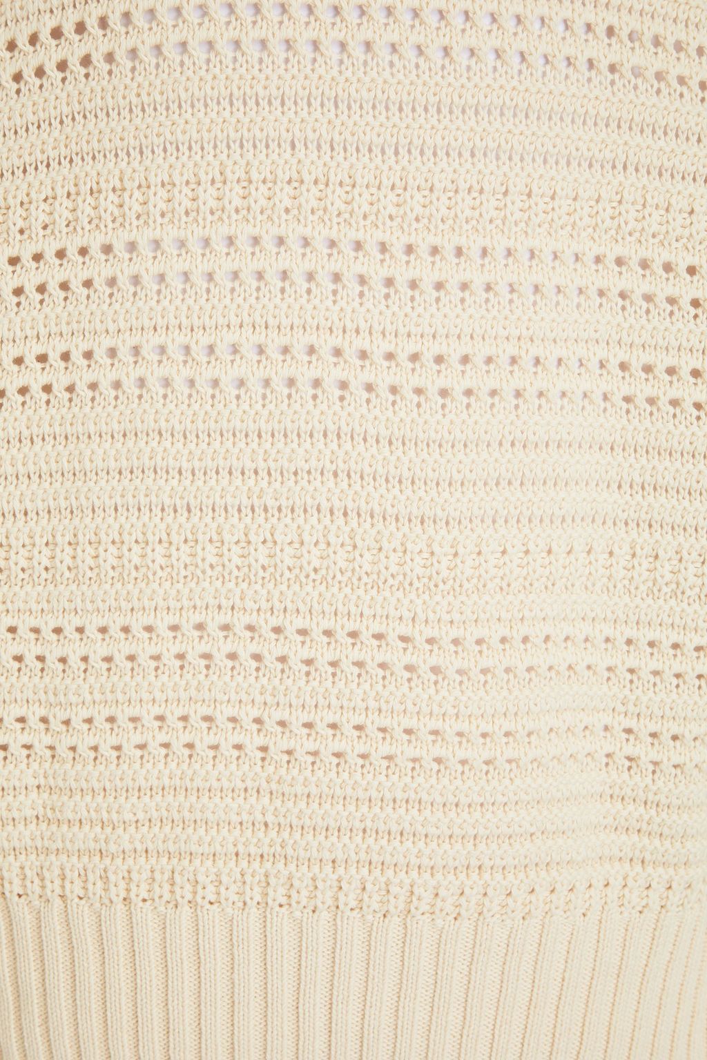 SANDRO Open-knit cotton sweater