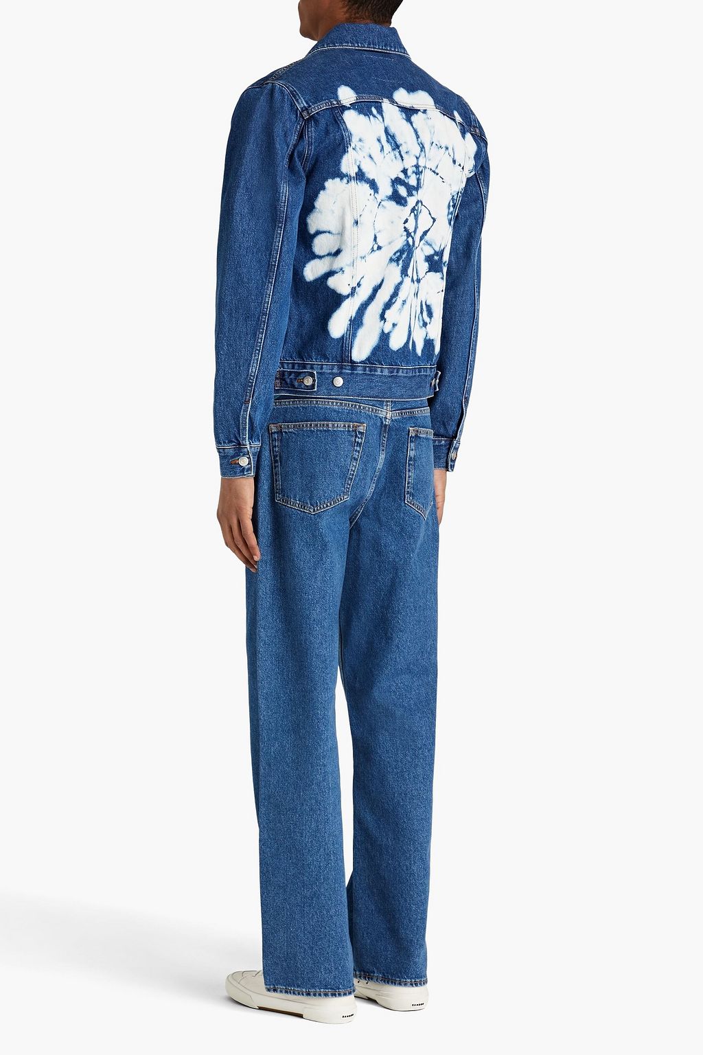 SANDRO Tie-dyed denim jacket