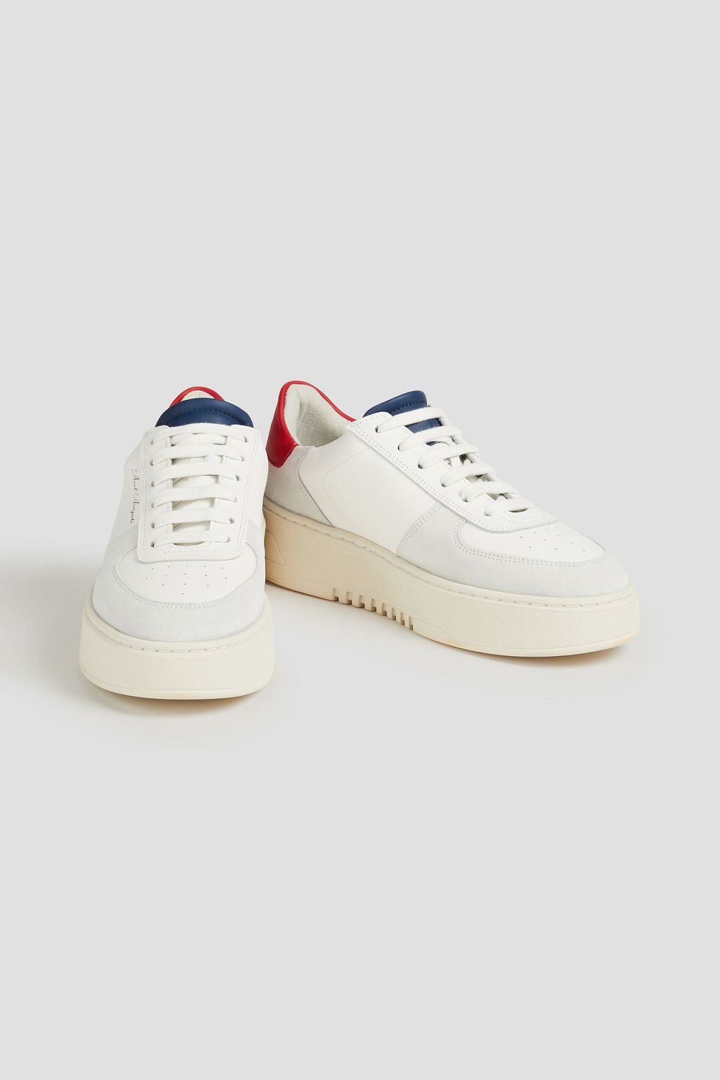 AXEL ARIGATO Orbit embroidered leather sneakers