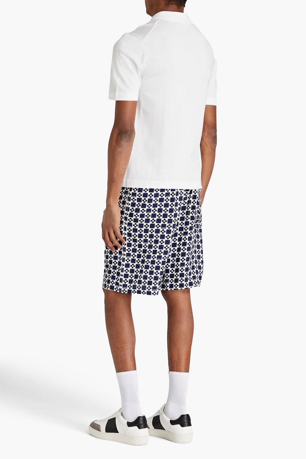 SANDRO Knitted polo shirt