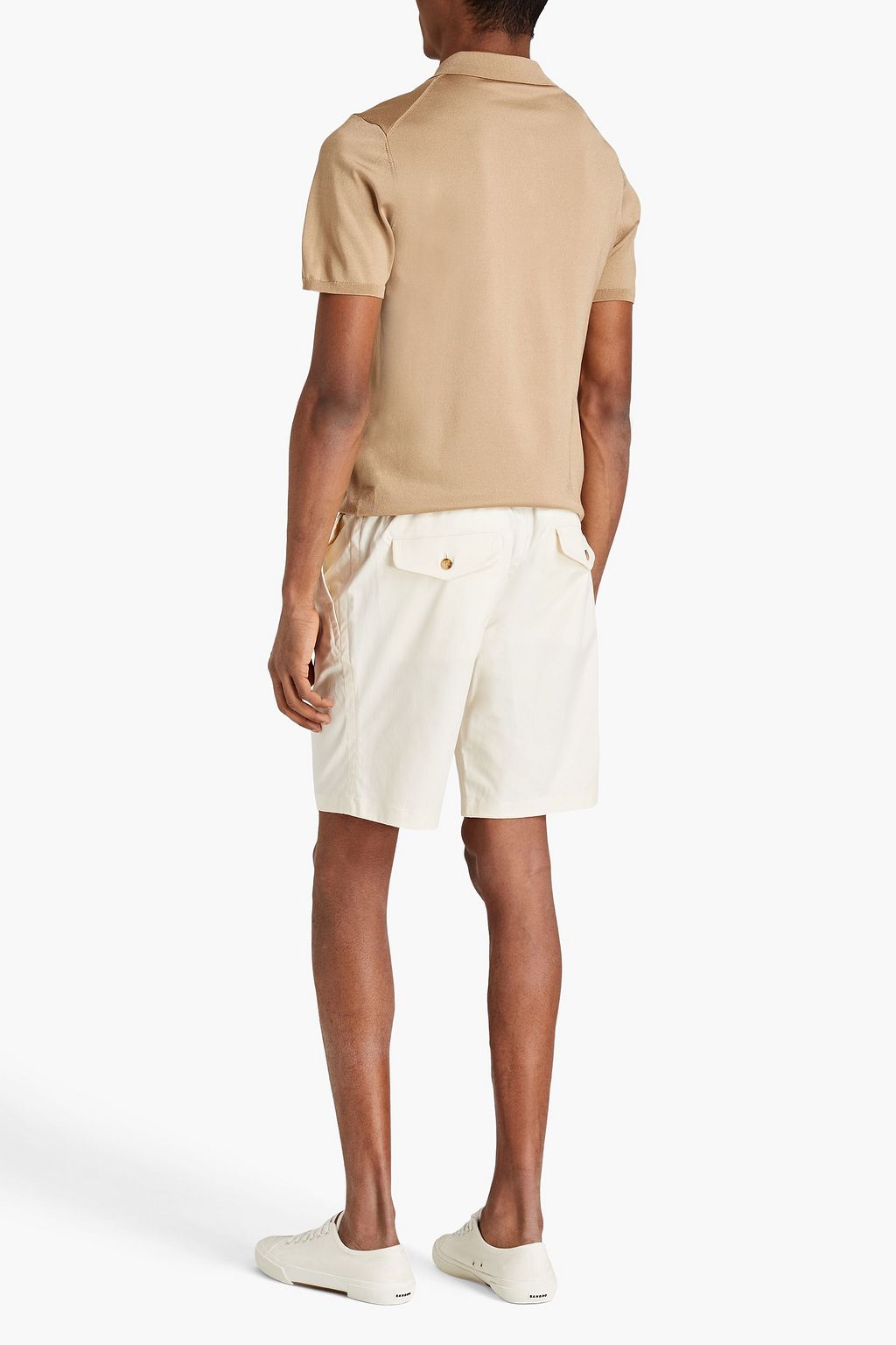 SANDRO Pablo knitted polo shirt