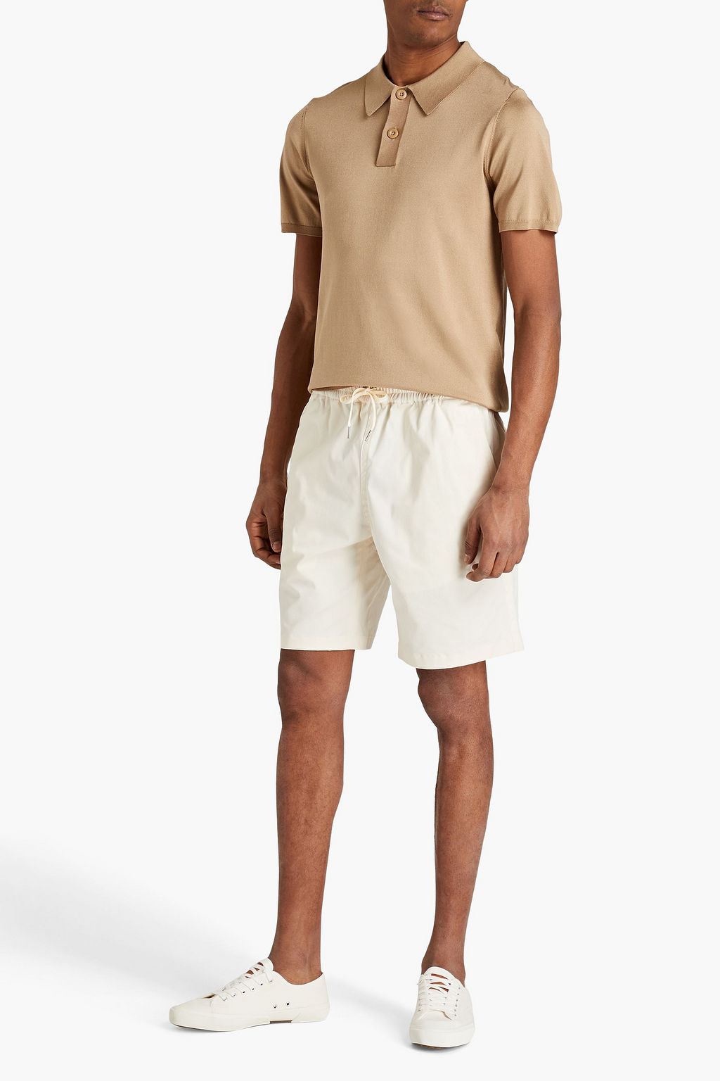 SANDRO Pablo knitted polo shirt