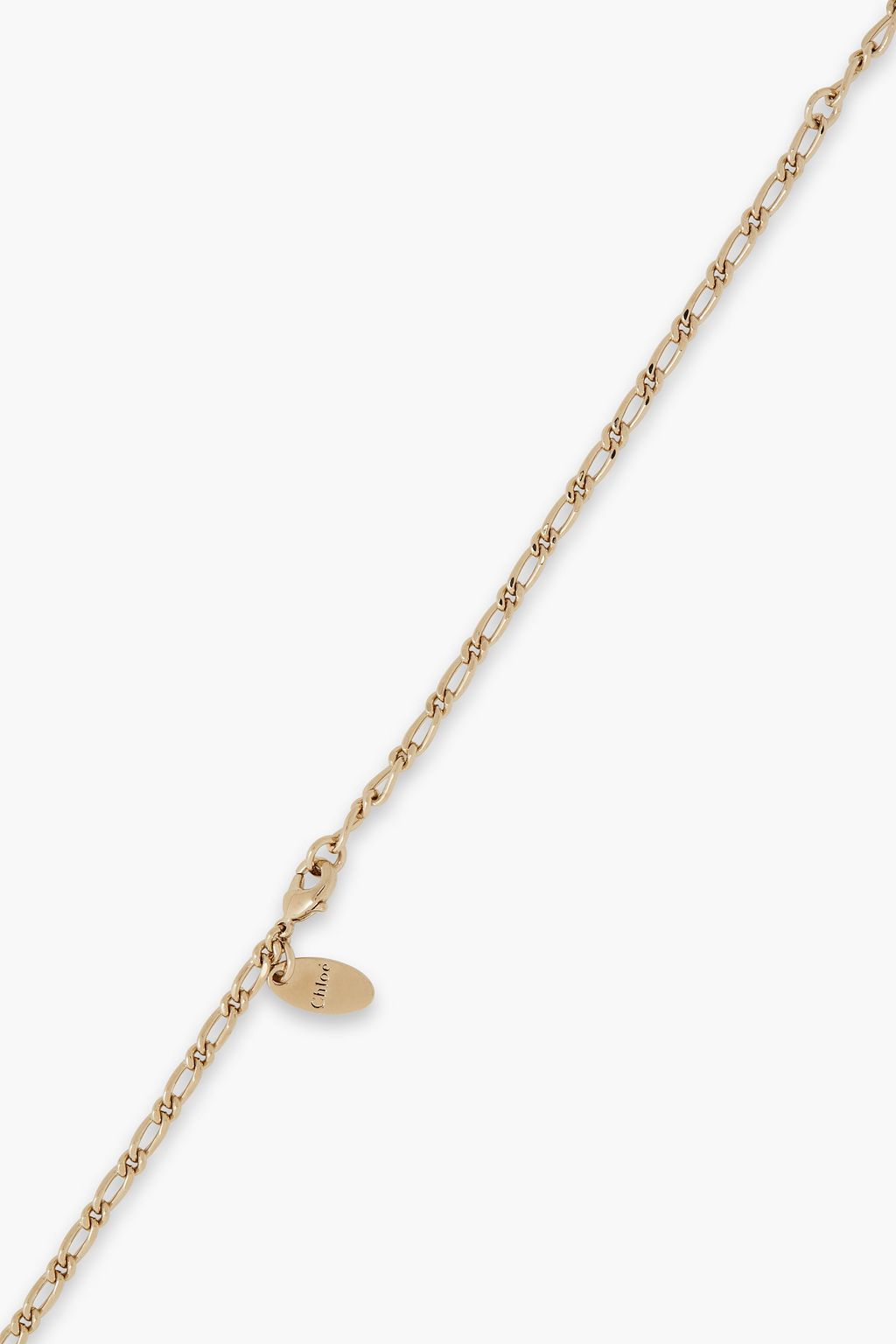 CHLOÉ Goldfarbene Kette mit Emaille