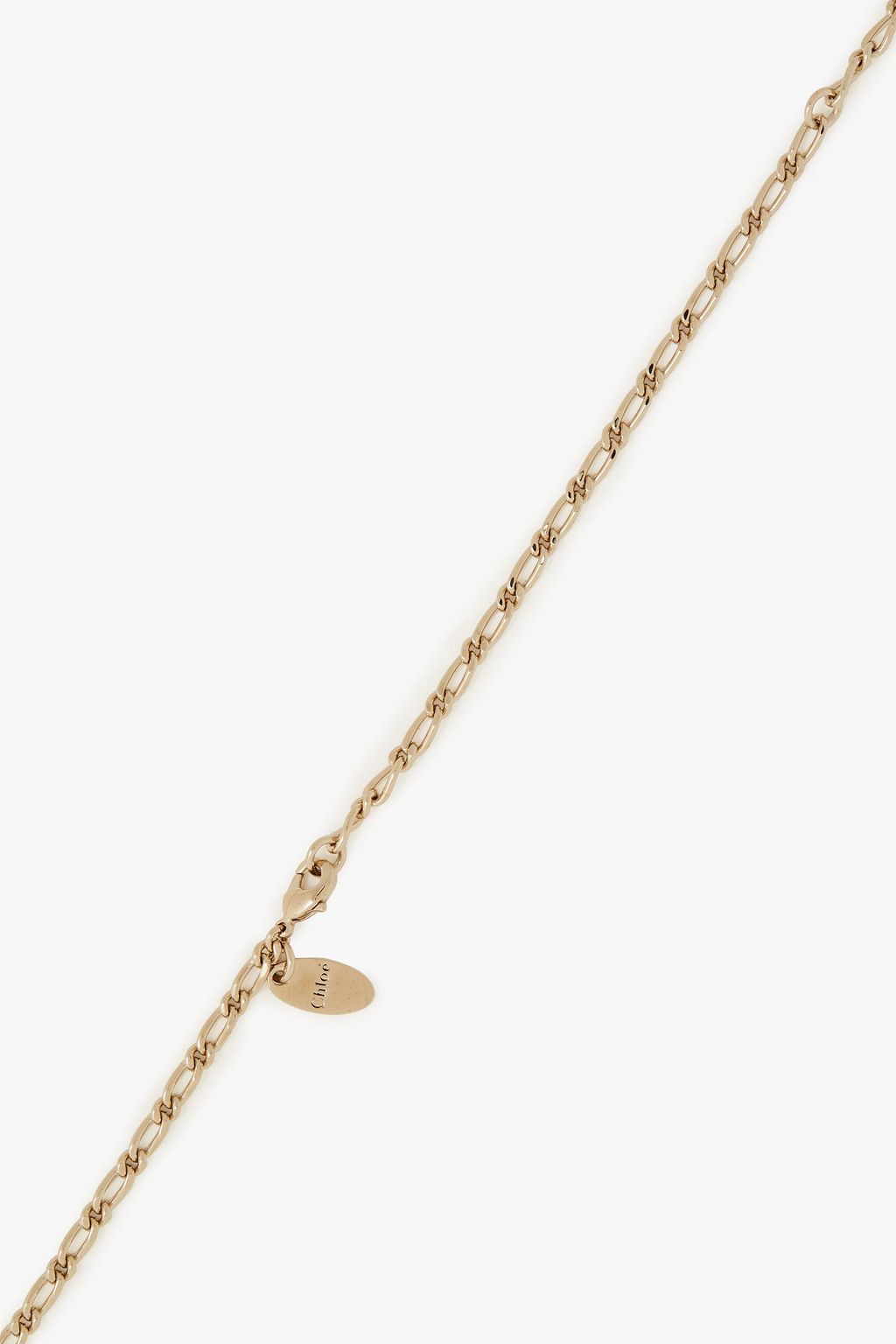 CHLOÉ Gold-tone enamel necklace