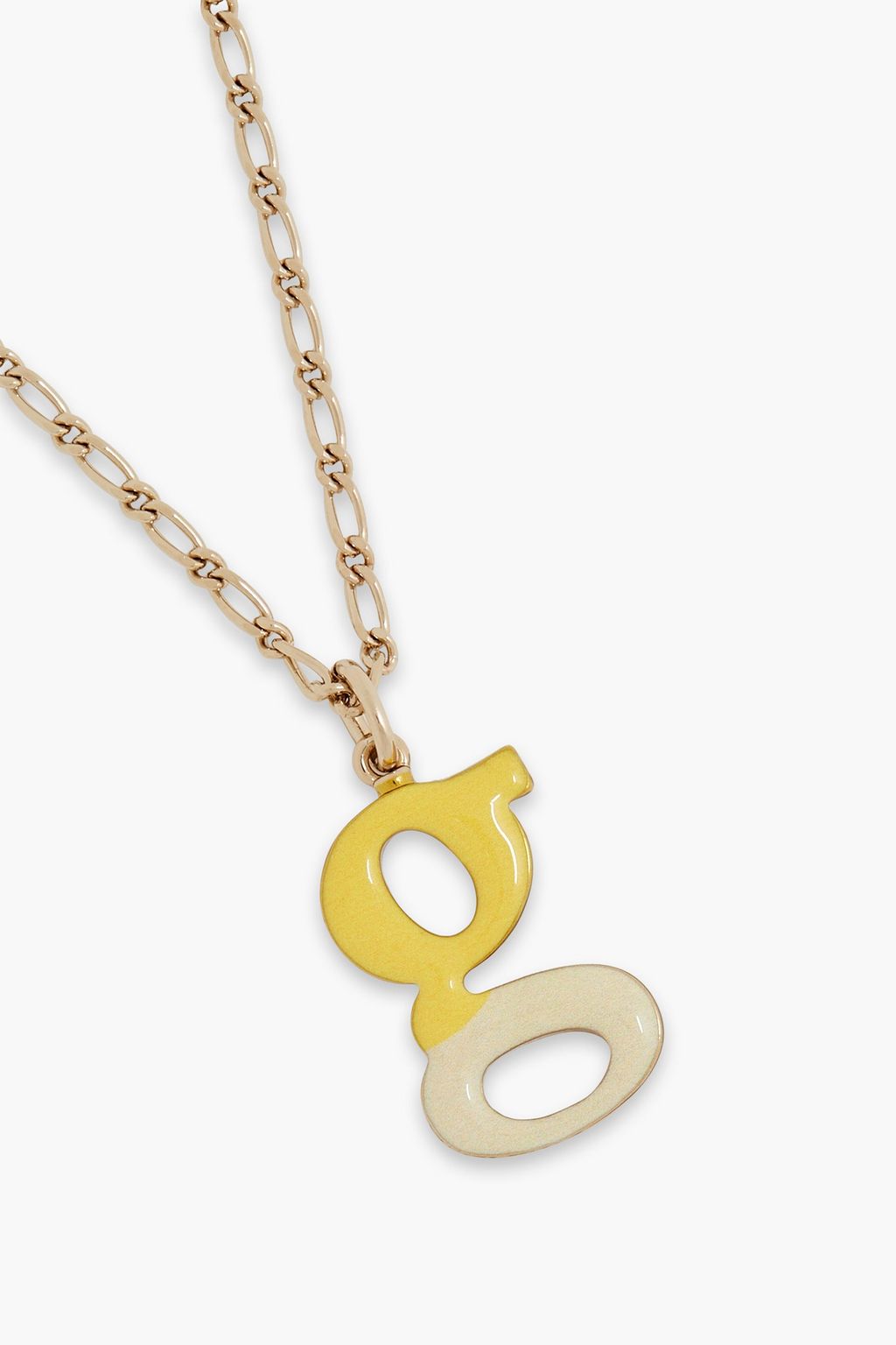 CHLOÉ Gold-tone enamel necklace