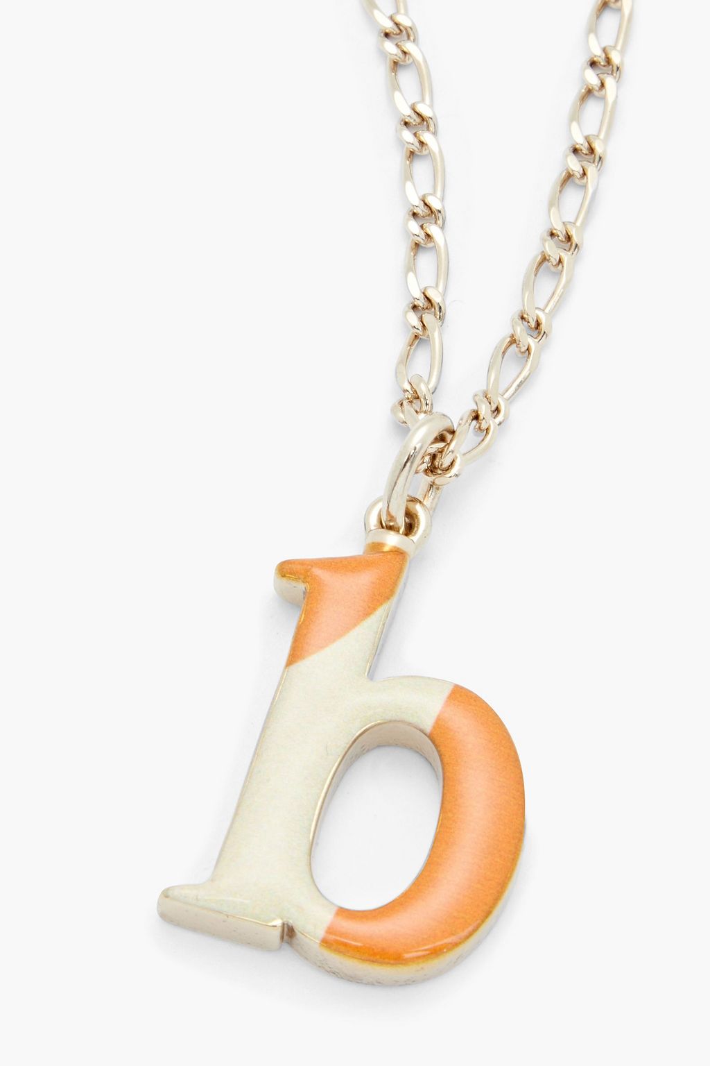 CHLOÉ AGold-tone enamel necklace
