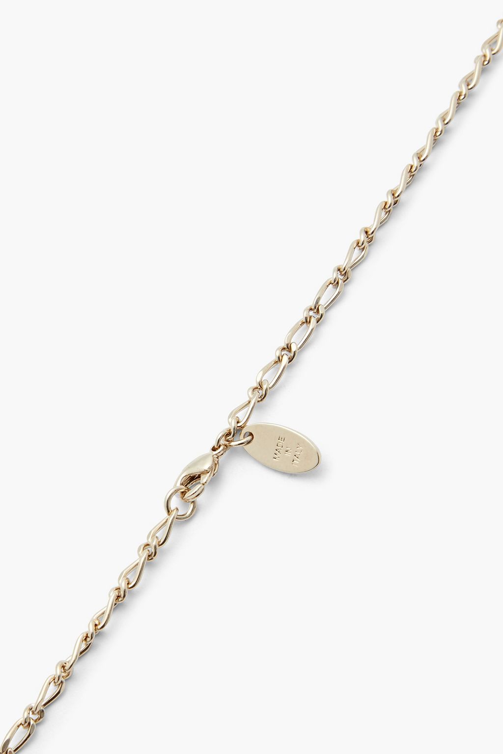 CHLOÉ AGold-tone enamel necklace