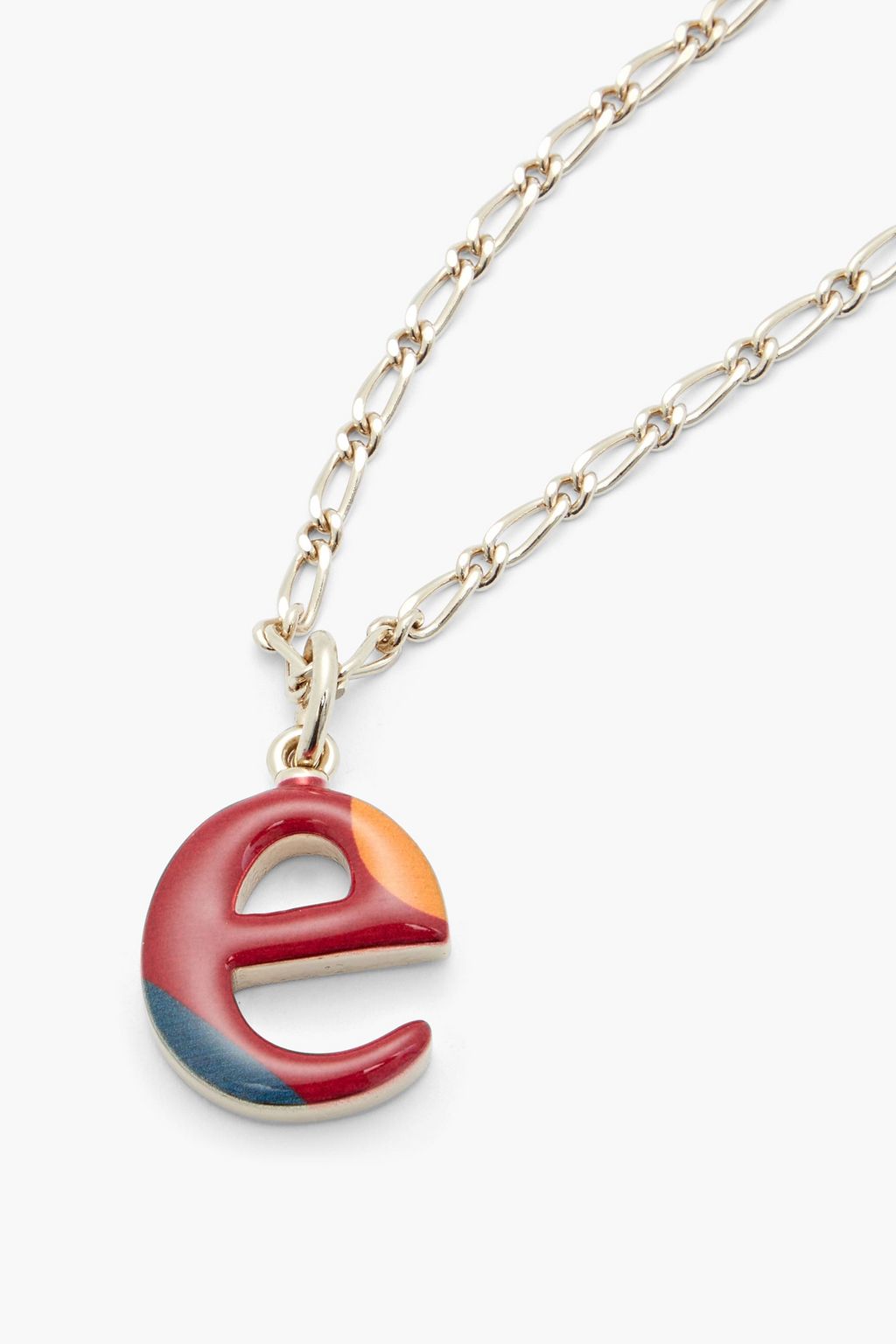 CHLOÉ Goldfarbene Kette mit Emaille