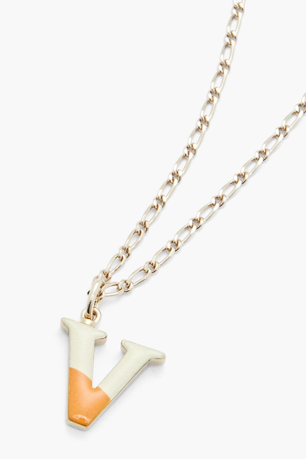CHLOÉ Goldfarbene Kette mit Emaille