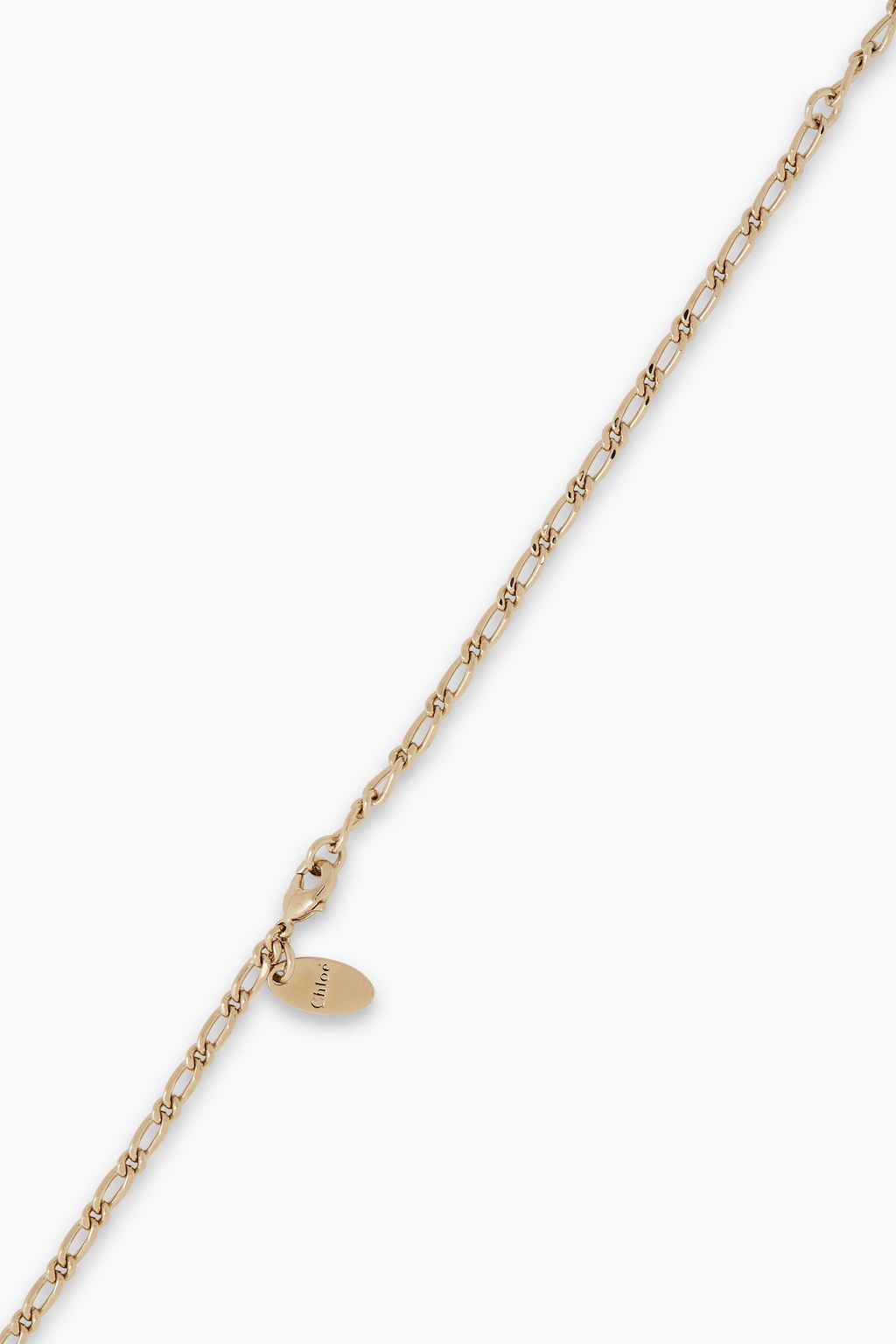 CHLOÉ Goldfarbene Kette mit Emaille
