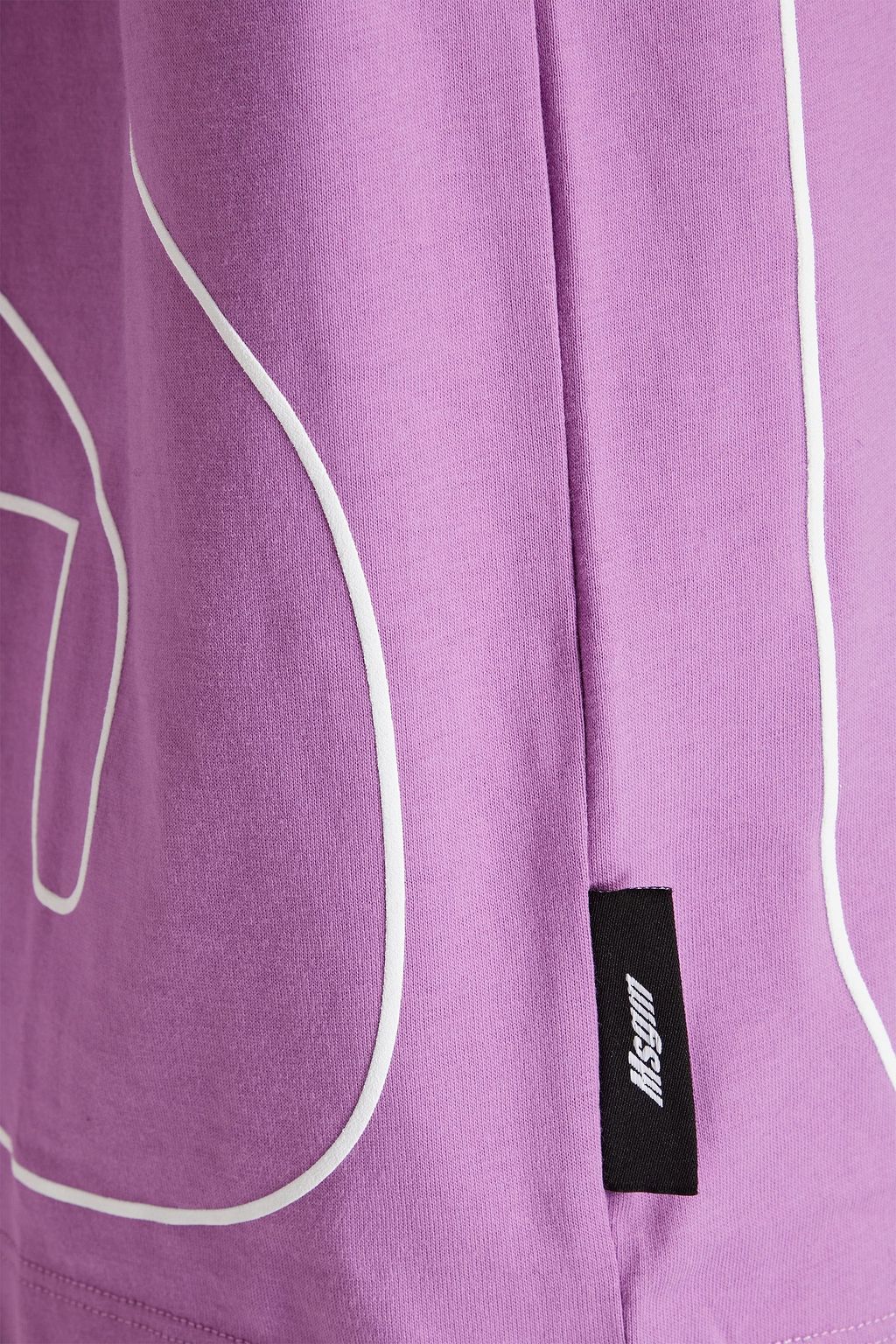 MSGM コットンジャージー Tシャツ プリント入り