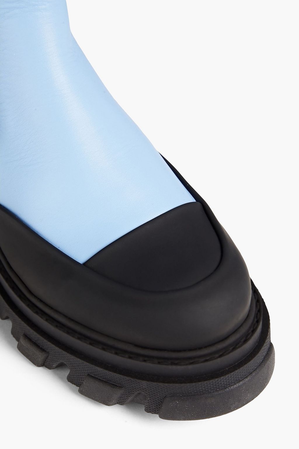 GANNI Leather Chelsea boots