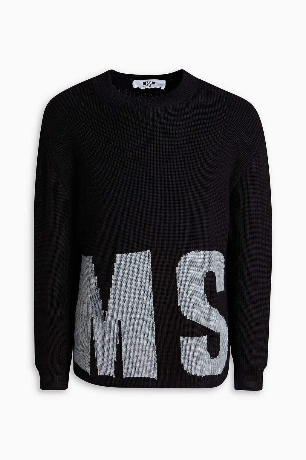 MSGM Intarsia wool-blend sweater | Sale up to 70% off | THE OUTNET