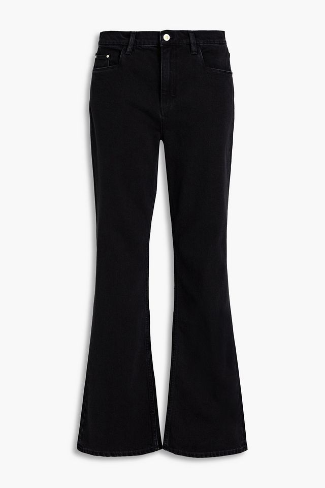 High-rise flared jeans