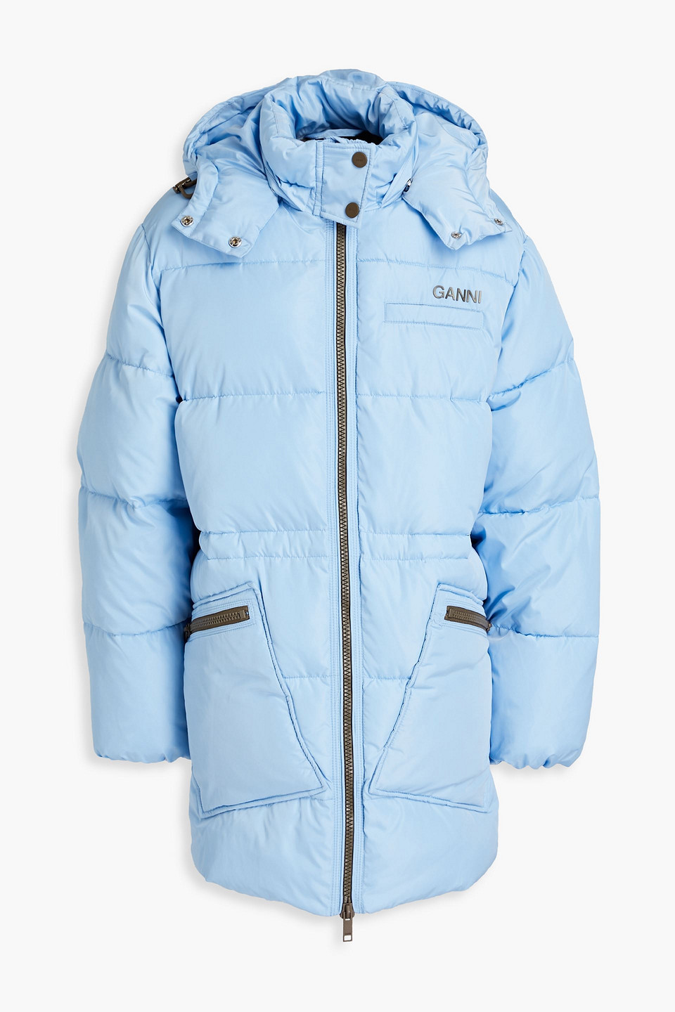 Ganni quilted clearance shell jacket