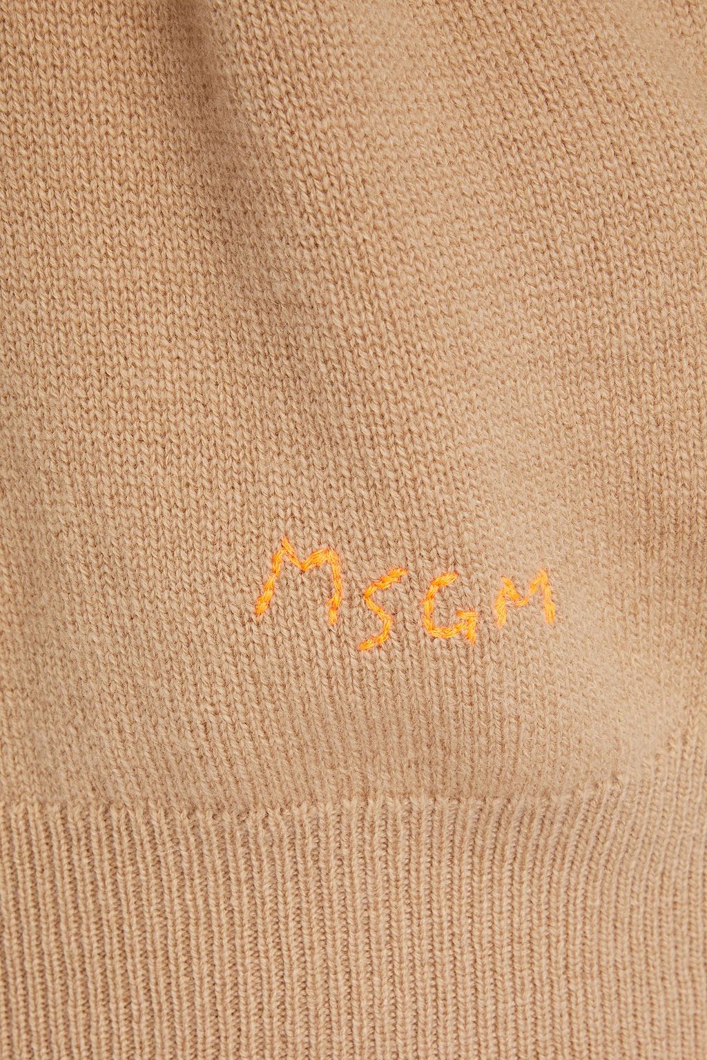 MSGM Wool and cashmere-blend sweater