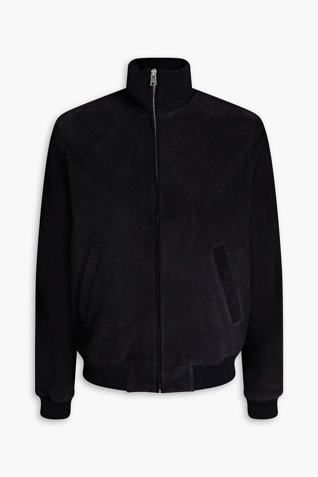 SANDRO Daren suede bomber jacket | THE OUTNET