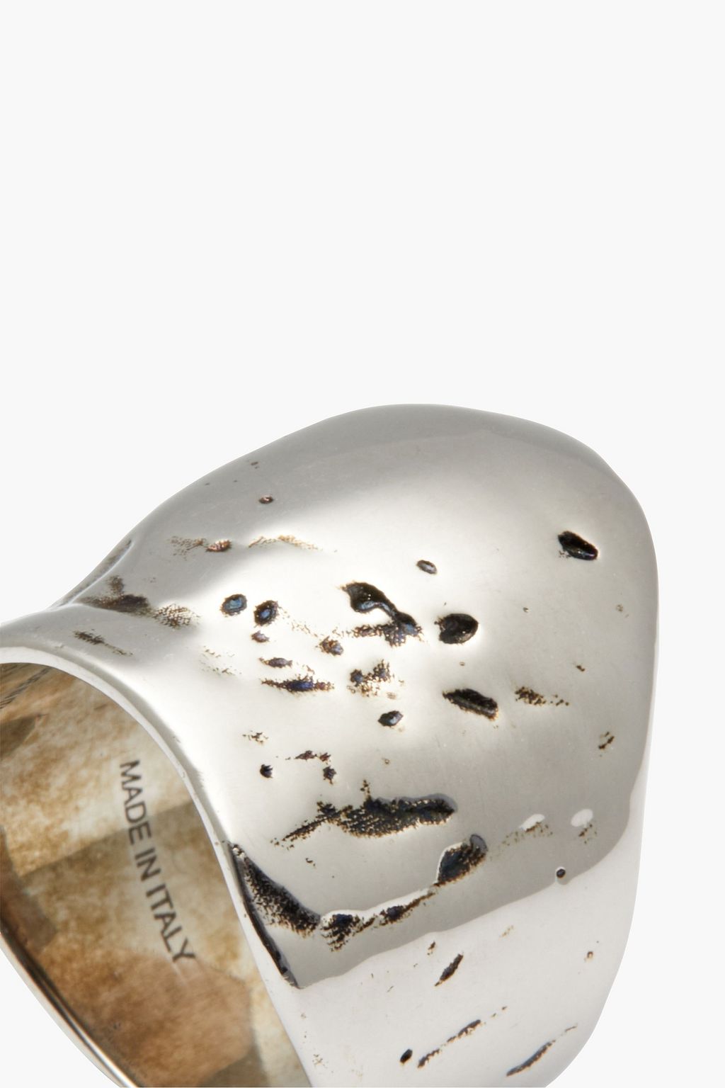 ALEXANDER MCQUEEN Gold and silver-tone ring