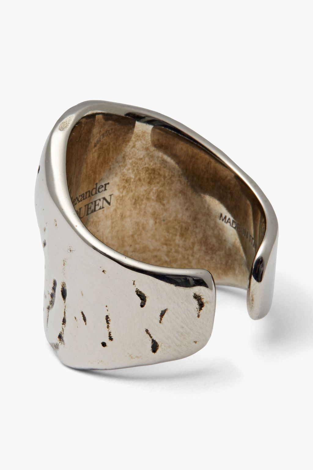 ALEXANDER MCQUEEN Gold and silver-tone ring