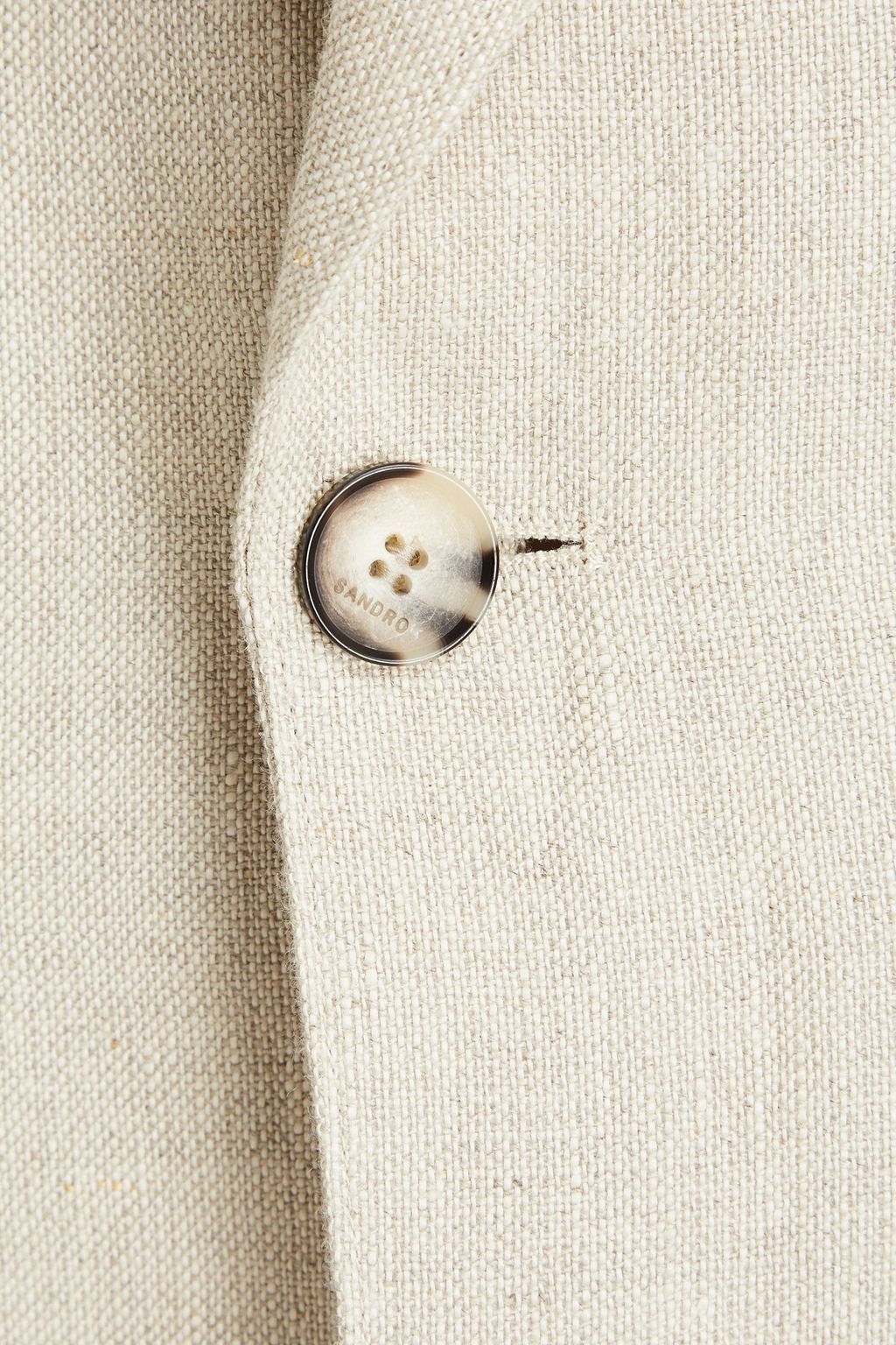 SANDRO Linen blazer