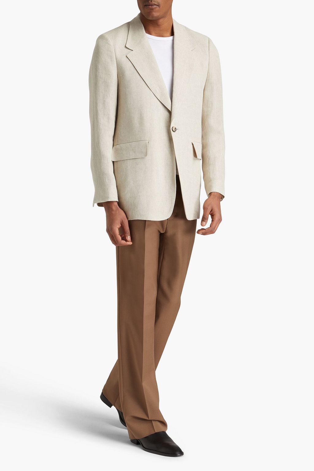 SANDRO Linen blazer