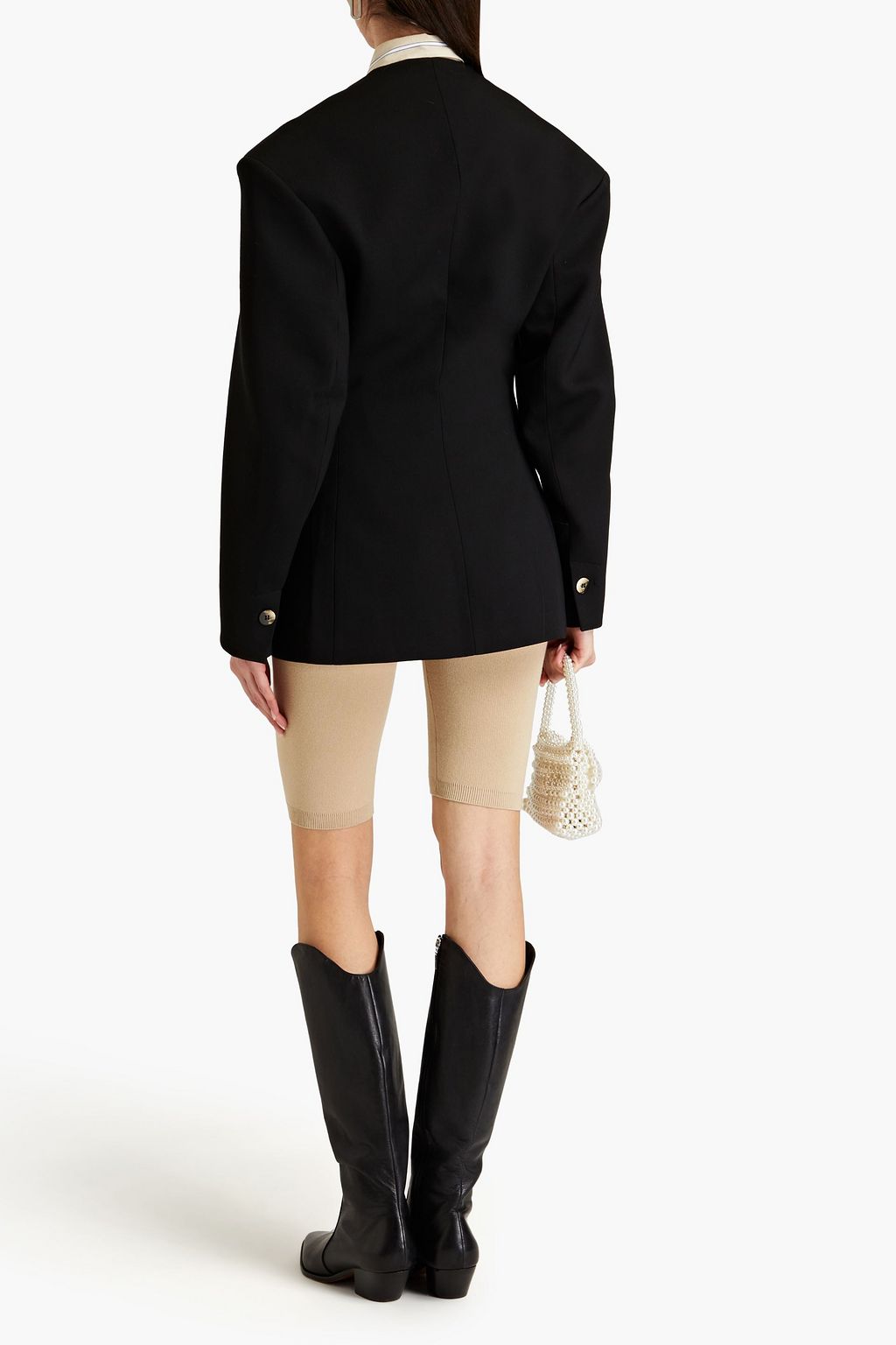 GANNI Twill blazer