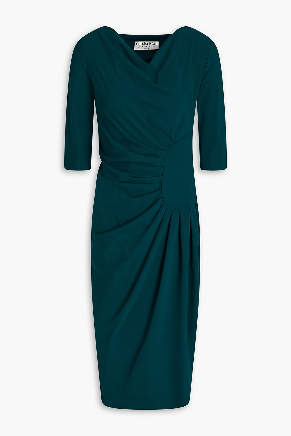 strapless open back dress Oly Tiered Ruffle Tulle Evening Gown – BCBGMAXAZRIA main image 0