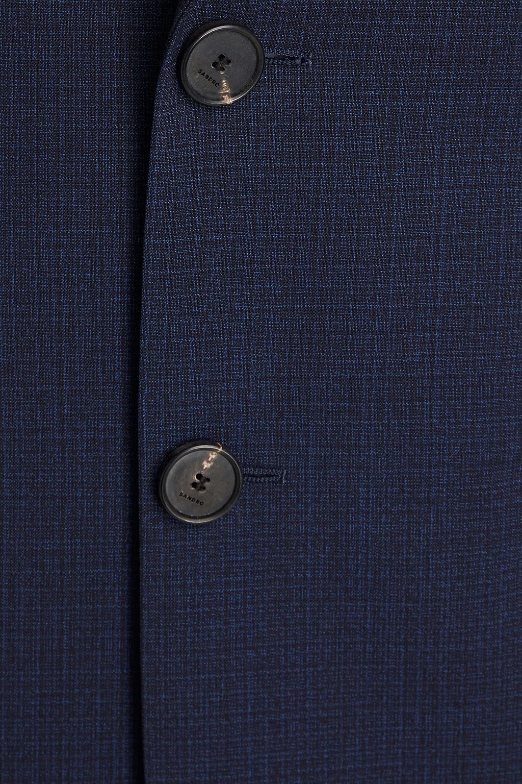 SANDRO Wool-tweed blazer