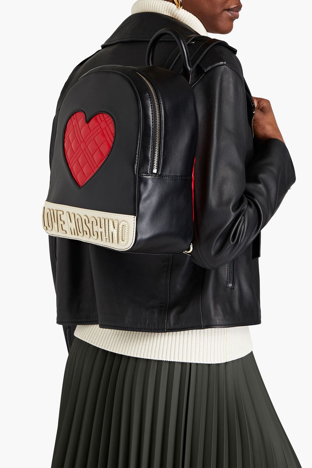 LOVE MOSCHINO Rucksack aus gestepptem Kunstleder