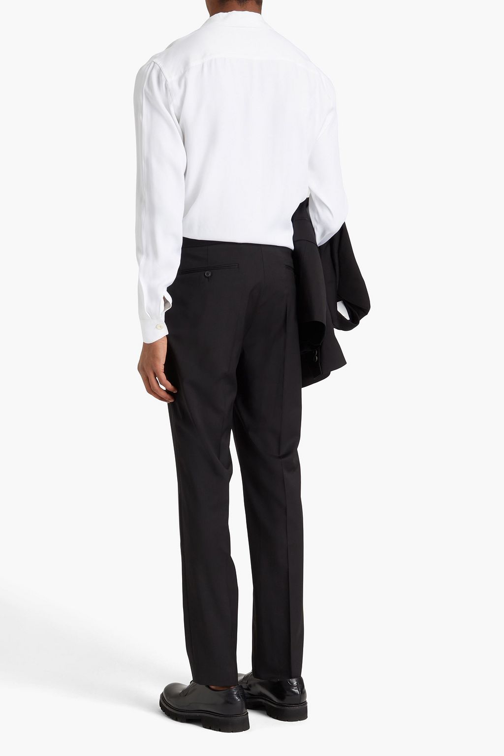 SANDRO Slim-fit wool pants