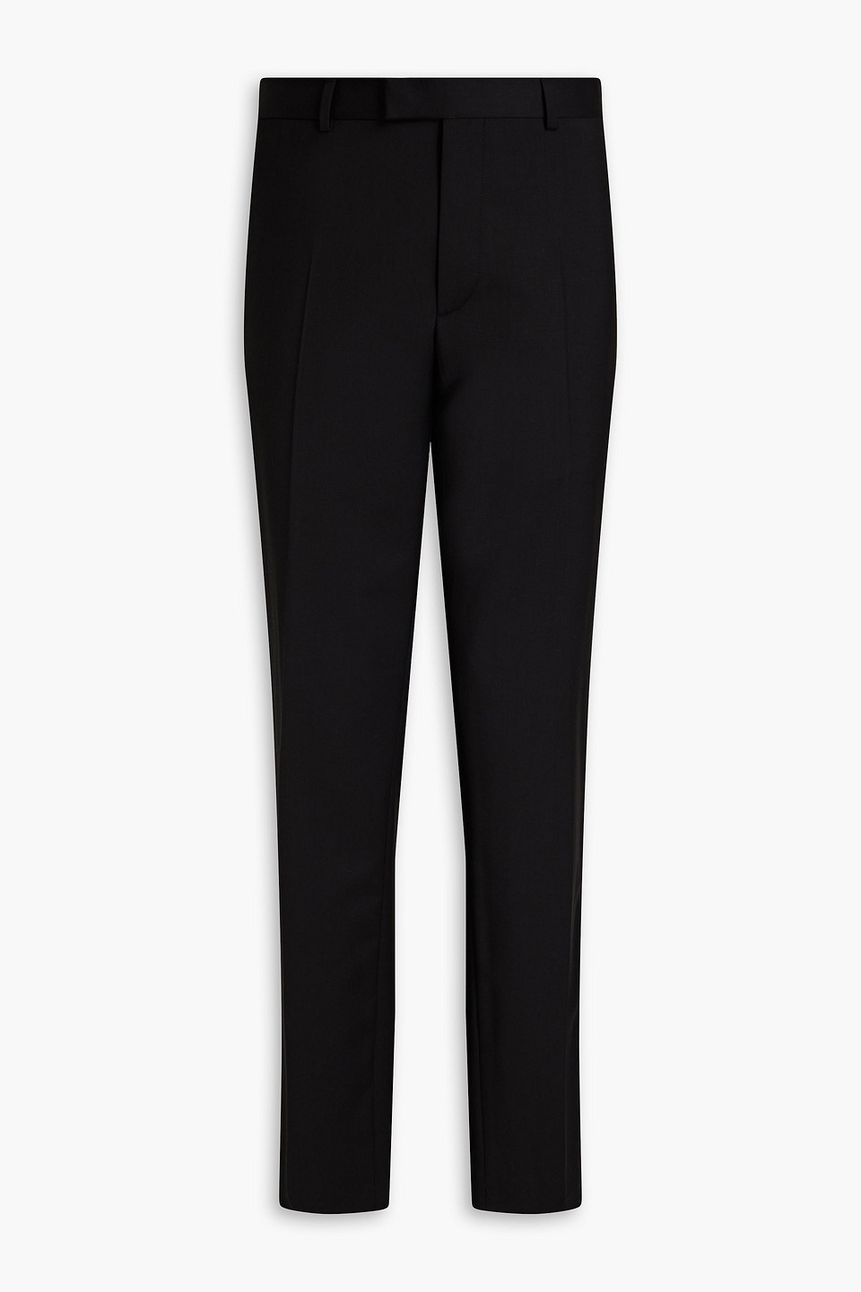 Sandro Slim-fit Wool Trousers In Black