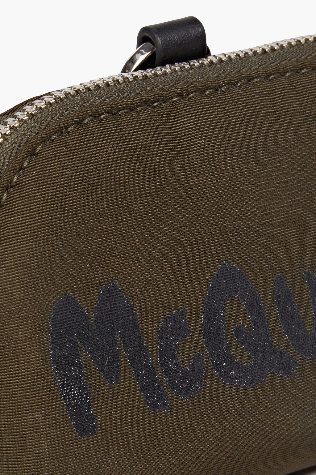 ALEXANDER MCQUEEN Printed faille pouch
