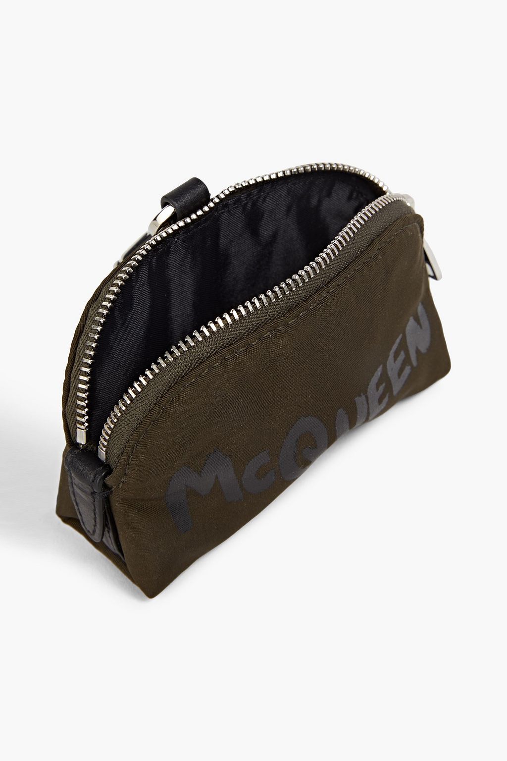 ALEXANDER MCQUEEN Printed faille pouch