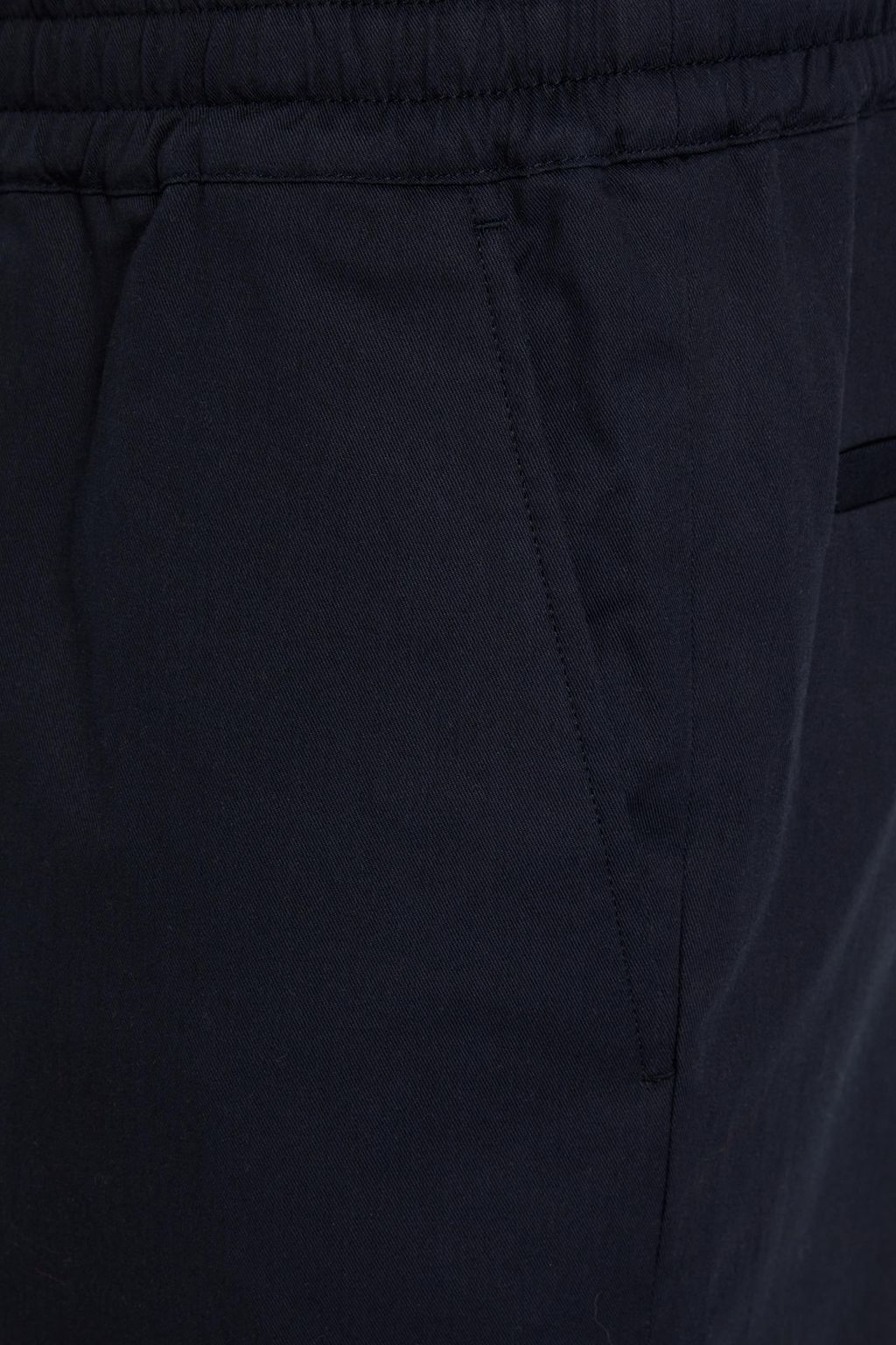 SANDRO Tapered cotton-blend twill pants