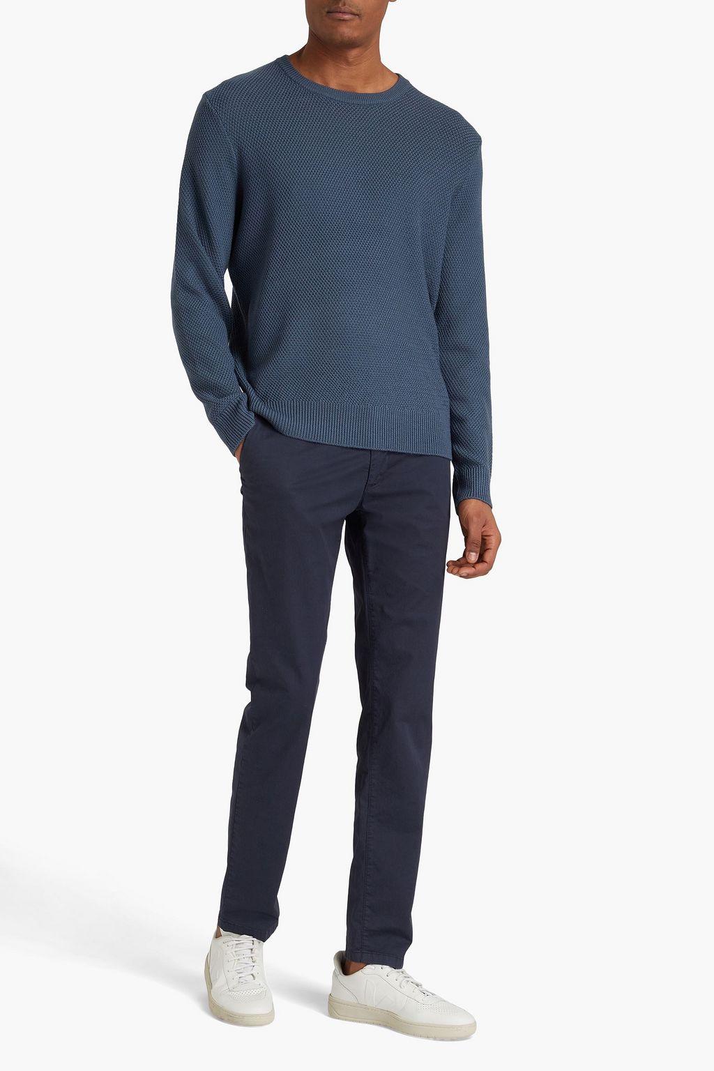 SANDRO Textured wool-blend sweater