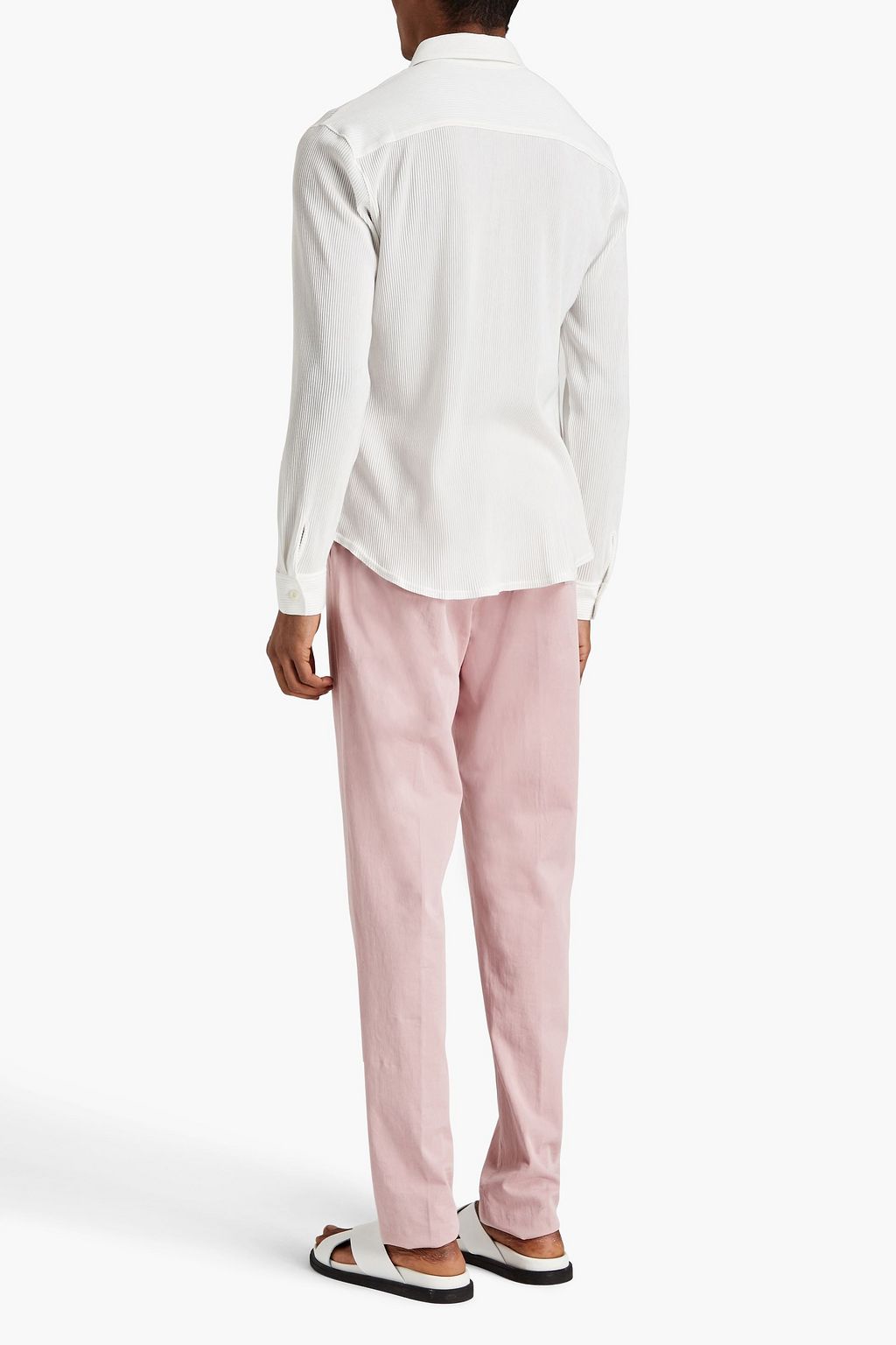 SANDRO Ribbed jersey shirt