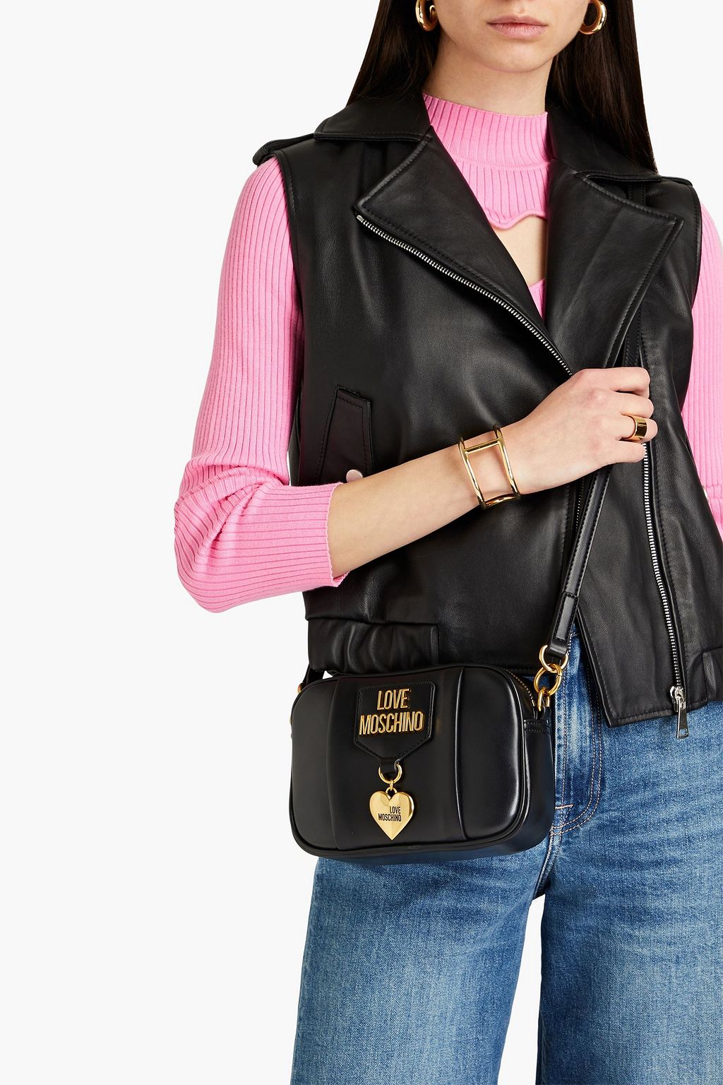 LOVE MOSCHINO Faux leather cross-body bag