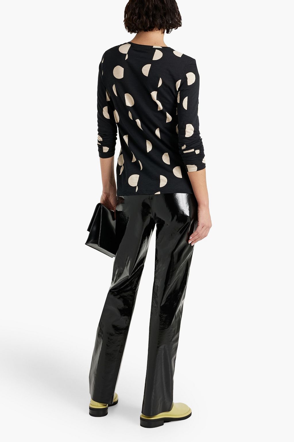 PROENZA SCHOULER Striped slub cotton-jersey top