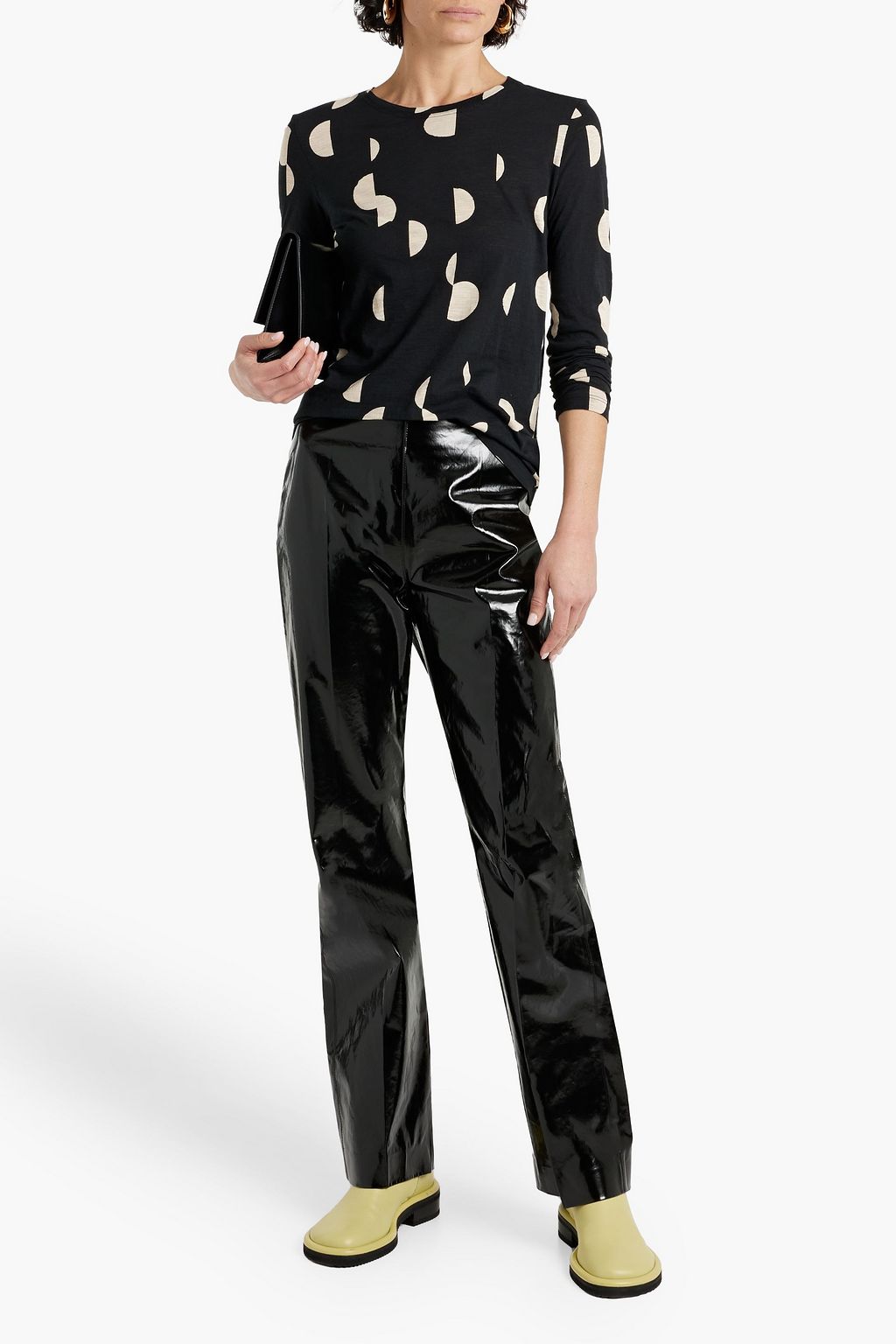 PROENZA SCHOULER Striped slub cotton-jersey top