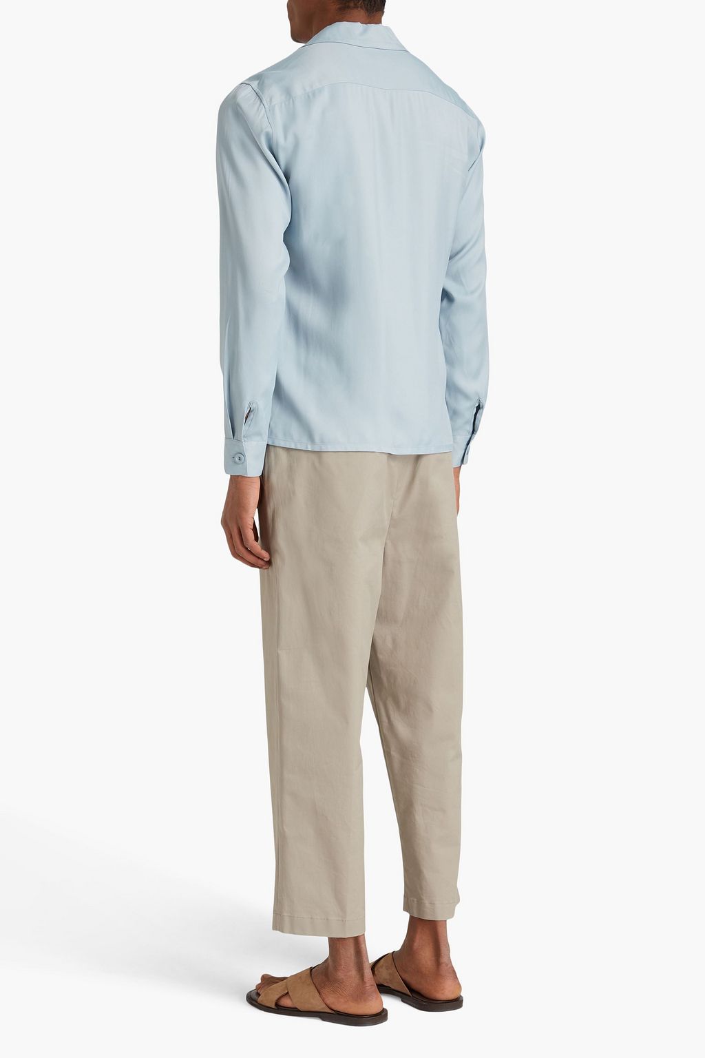 SANDRO Requin twill shirt