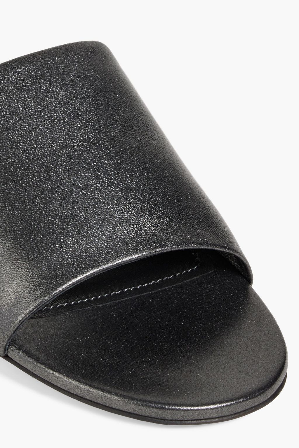 BALENCIAGA Box 05 printed leather mules