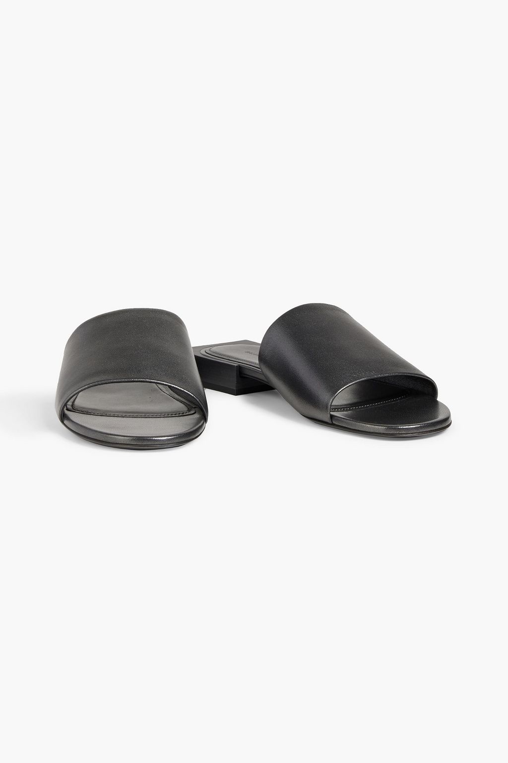 BALENCIAGA Box 05 printed leather mules